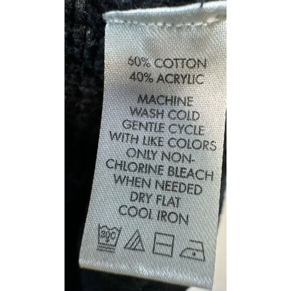 Calvin Klein Mens Full-Zip Knit Design Sweater XL Gray & Dark Gray Ribbed Colla - Picture 3 of 13